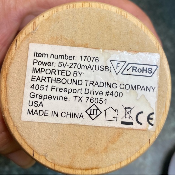 Earthbound- Relaxing color change mini rock lamp- direct plug in - Not USB- love - Picture 5 of 7